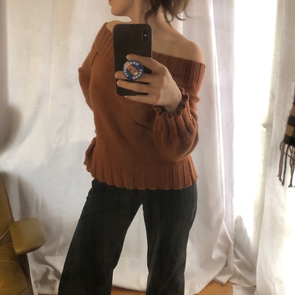SOLD: Vintage off the shoulder sweater ✨✨
